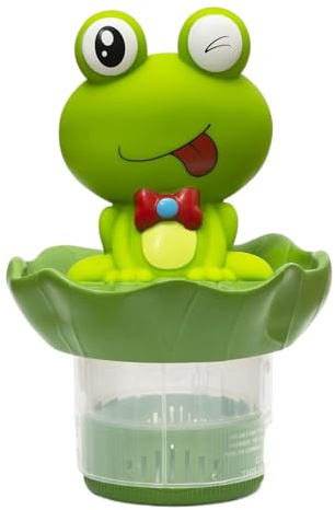 Schwimmender Chlortablette, Chlorspender für Pool | Frog Spa Cloine Floater | Adjustable Release Large Capacity Heavy-Duty Water Testing Products for 3 Inch Tabs