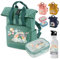 wolga-kreativ Personalisierter Kita Rucksack Mädchen und Jungen Regenbogen – Kindergartenrucksack mit Namen –Turnbeutel Set optional – Kindertasche Kita