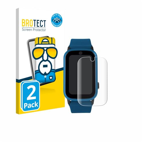 BROTECT Schutzfolie für One2Track Connect Adventure | 2 Stück Transparenter Displayschutz Made in Germany Klare Full-Screen Folie Full-Cover 3D Curved Montage Kit