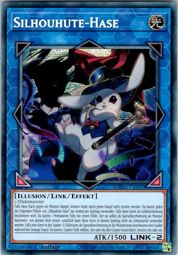 Silhouhute-Hase - MP25-DE090 - Secret Rare - 1. Auflage - Deutsch - Yugioh - 2025 Mega-Pack Tin - mit RC-Fieldcenter