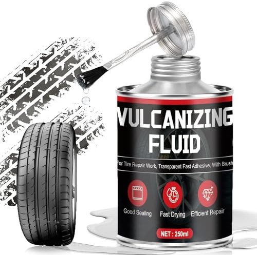 AllisWay Vulkanisierflüssigkeit, Vulkanisierkleber, Gummilösung, 250ml | Kontaktkleber Extra Stark für Kontaktkleber, Schuhsohlenkleber, Schlauchboot Kleber, Dachhimmel Kleber Mehrzweckkleber