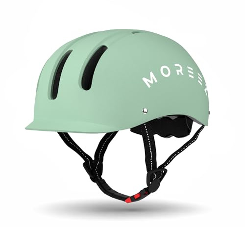 MOREEZ® Kinderhelm ab 2 Jahren (2–7 Jahre), robuster & bequemer Laufrad- und Fahrradhelm aus ABS, größenverstellbar XS (46–50 cm) & S (51–54 cm), Unisex, Mädchen & Jungen, reflektierend, belüftet