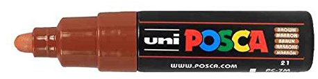 PC-7M Posca Large Bullet Tip Brown