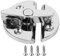 Verrou de porte de bateau en acier inoxydable 316 Marine bouton tournant bouton rotatif serrure de verrouillage pour porte de bateau Hatchway accessoires de matériel marin