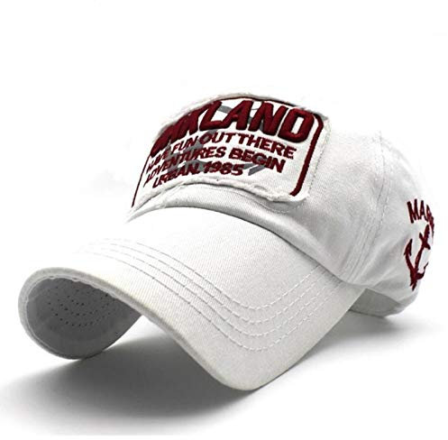 Baseball Kappe Casquette Papa 100% Baumwolle Baseball Mütze Hut Für Frauen Männer Vintage Papa Hut 3D Brief Stickerei Brief Outdoor Sport Mütze XXL Weiß