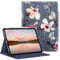Fintie Hülle für iPad Pro 11 Zoll 4. Generation/ 3. Gen/ 2. Gen (Modell 2022/2021/2010), Multi-Winkel Folio Schutzhülle mit Stifthalter, Dokumentenfach und Auto Schlaf/Wach Funktion, Hibiskus