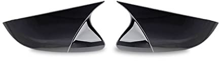 Coque de Miroir latérale de Porte pour Megane 3 MK3 ABS Plastique Chauve-Souris Aile Miroir Couvre Casquettes Rétroviseur Étui Couverture Voiture Accessoires Rearview Mirror Cover Cap