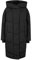 Noisy May Quilted Winter Coat with Hood Long Puffer Jacket Warm Padded Bomber Lined NMNEW Tally, Colours:Black-2, Size:XS