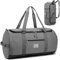 Lyweem Sporttasche Herren Reisetasche Groß 60L Sporttaschen Rucksack mit Schuhfach Wasserdicht Trainingstasche Damen Fitness Gym Tasche Weekender Duffle Bag für Sport, Reisen, Grau