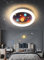 Modern LED Deckenleuchte für Kinder, Kinderzimmer Deckenlampe Dimmbar mit Fernbedienung, Nachtlicht-Modus, 45W Kreative planet Design für Junge Mädchen Schlafzimmer Innenbeleuchtung zzgl. G4*4