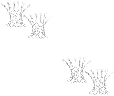 Toddmomy 4 Stück Basketballgröße 6 Eisenkettennetz Für Basketball Verzinktes Basketballnetz Basketballkorb Im Freien Basketball-ringnetz Austausch des Basketballnetzes Kind Zubehör Mini