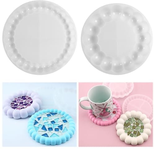 Molde De Silicona Para Bandeja De Burbujas De 2 Estilos, Molde De FundicióN De Resina, Moldes De Cemento Para Manualidades, Molde De Burbujas, Moldes De Burbujas De Silicona