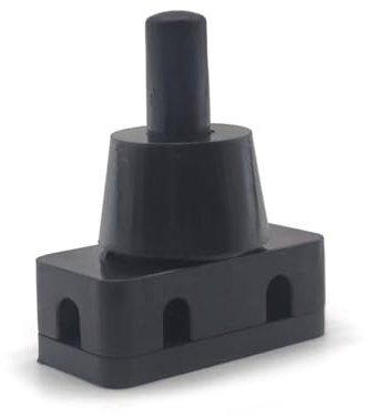 SAKEIOU Interrupteur à bouton-poussoir marche/arrêt autobloquant AC 250 V 10 A 2 broches pour lampes industrielles Mini interrupteurs d'alimentation