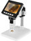 Krovtoy Mikroskop für Kinder, 10,9 cm (4,3 Zoll), professionelles LCD-Mikroskop, tragbares HD-Mikroskop mit 50-1000-facher Vergrößerung, 8 verstellbare LED-Lichter, kompatibel mit PC, Windows MacOS