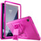 MoKo Funda para Galaxy Tab A9 Plus 11 Inch 2023 (SM-X210/SM-X216/SM-X218) - Shockproof Híbrido Resistente Smart Cover Case para Choque con Protector de Pantalla Incorporado, Pitaya Roja
