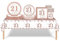 Rose Gold 21st Birthday Decorations - 69pcs Tableware Set for Her