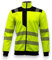 UKR Reflective Hi Vis Fleece Jacket - Fluorescent Yellow (Size S) Unisex Women & Mens Hi Vis Jacket. 100% Polyester Hi Vis Work Fleece Top with Reflective Tape. High Vis Jackets Men & Women.