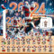 Xmas Decorss 2024 Adventskalender Countdown Kalender 24 Tage Weihnachten Adventskalender Niedliche Kuh Weihnachten Anhänger Weihnachten Kuh Figuren und Zubehör für Weihnachtsfeier Dekor