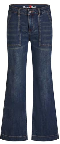 Buena Vista Jeans Wide Leg Worker in Blau, Größe M