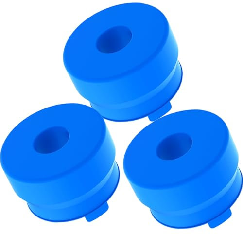 Bouchon de bouteille d'eau de 2 à 5 gallons, 3 bouchons bouteille en silicone qualité alimentaire, couvercles rechange réutilisables et étanches pour 55 mm diamètre