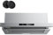 CIARRA CBCS6909A Hotte Encastrable 60cm 600 m³/h A+ Hotte Plate Intégrée 3 Vitesses avec Filtre à Charbon CBCF055, Commande Tactile, Inox