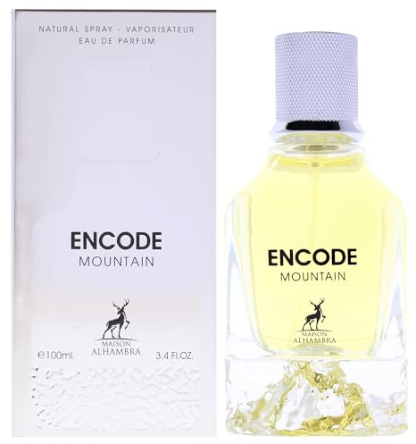 Maison Alhambra Encode Mountain - Aromatic, Woody, Earthy, Fresh - Eau de Parfum Spray Long-Lasting Fragrance for Men, 3.4 Ounce / 100 ml