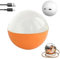 Boule De Cristal électronique, Sphère En Verre De 2,7 Pouces Avec écran D'affichage Numérique 3D, Lecteur Vidéo Et Photo DIY, Cadeau Personnalisable Pour Les Couples Anniversaire Mariage(Orange)