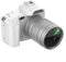 HomeVortex Fotocamera reflex digitale con doppio obiettivo, fotocamera anteriore e posteriore, zoom 16x, schermo LCD da 3,0 pollici, funzione di controllo remoto, apertura F2.7 per fotografia