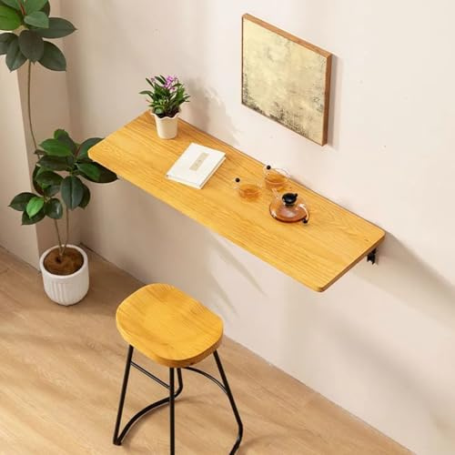 Wandklapptisch Klein Hängetisch Klappbar, Esstisch Schreibtisch Laptoptisch Wand Platzsparend, Klapptisch Wand,Balkon Klapptisch,Klapptisch Küche, Balkontisch Hängend Arbeitszimmer B,100×40CM