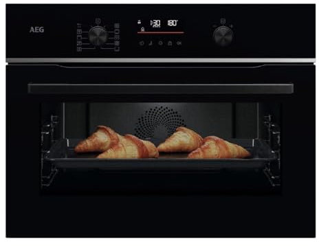 AEG Einbauherd Serie 5000 SurroundCook 3000W 45L Schwarz - TA5PK401B