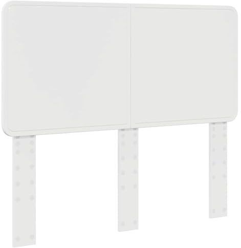 mtlskopl Kopfteil Weiß 120 cm aus Holzwerkstoff Modernes Bettkopfteil rechteckig mit eleganter Maserung für Schlafzimmer Deko Langlebig und platzsparend für 120 cm Betten