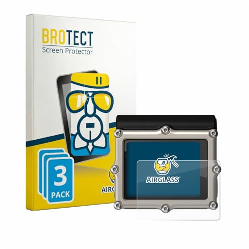 BROTECT 3 Stück Schutzglas für Shearwater Petrel 3 dive computer Schutzfolie Panzer Folie Glas[Extrem Kratzfest, Anti-Fingerprint, Ultra-]