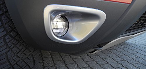 2Stk Ringe Nebelscheinwerfer Blenden silber