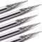 5x VHM Vollhartmetall Schaftfräser 0-3 mm Frässtifte Fräser Gravur für Dremel Proxxon Zubehör