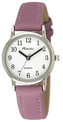 Ravel – Orologio da donna di uso quotidiano color pastello (cassa da 36 mm) - Al quarzo - R0137.07.1 - Viola