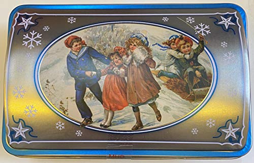 Haeberlein Metzger Elisen Schatulle Oblaten Lebkuchen Glasiert und Schokoliert 150 gr.