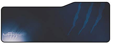 uRage Gaming-Mauspad “Lethality 300 Speed”, schwarz, Anti-Rutsch-Beschichtung, für schnelle Bewegung, XXL-Mousepad, extra groß, 90 x 34 cm