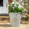 Creekwood Blenheim Plant Pot Indoor – Grey – House Plants for Garden Decoration Outdoor Planter with Drainage Hole Modern Plastic Decorative Garden Plant Pots – Dia. 40cm
