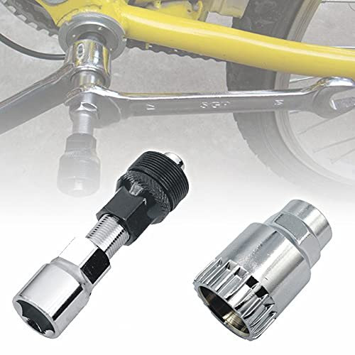 Winlauyet 2 in 1 Set Fahrrad Tretlager Kurbel-Abzieher Reparatur Kurbelabzieher Mountainbikes Fahrradwerkzeug