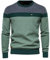 BeerMmay Herren Pullover Pullover gestreifte Nähte Langarm Pullover lässiger Herren Pullover Pullover Pullover