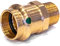 Sanpress Übergangsstück 22 mm x 1 AG Rotguss – Pressfitting für Trinkwasser & Heizungsinstallation – SC-Contur – DVGW zertifiziert