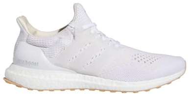 adidas Women's Ultraboost 1.0 DNA Sneaker, Footwear White/Footwear White/Silver Metallic, 9