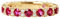 Ringe Frauen Vintage, Trauringe Diamant 18 Karat Gold Natürlicher Edelstein Des Vollen Kreises Rubin 1ct Verlobungsring Schmuck