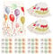 Geschenktüten, Papiertüten, Candybar Tüten, Bunte Geschenktüten Papier, zum Mitgebsel Kindergeburtstag Geschenken, Hochzeit, Party, usw. 18x9x5.5cm 24 Stück Weiß