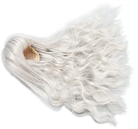 Atyhao 1/6 Puppen-Perücke, lockig, weich und bequem, hitzebeständig, böhmisch, zuschneidbar, geeignet für Kopfumfang 15,5-17 cm (#1)