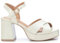 XTI 142356, Sandali con Zeppa Donna, Ghiaccio 94, 37 EU