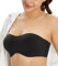 Lemorosy Donna Reggiseno a Fascia Non Imbottito Senza Spalline per Taglia Grande(Nero,6D)