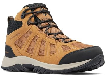 Columbia Redmond 3 Mid Wp, Scarponi da trekking ed escursionismo impermeabili a vita media Uomo, Elk Spice, 47 EU