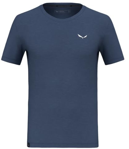 Salewa Eagle Minilogo Merino T-Shirt Men, Blue, S