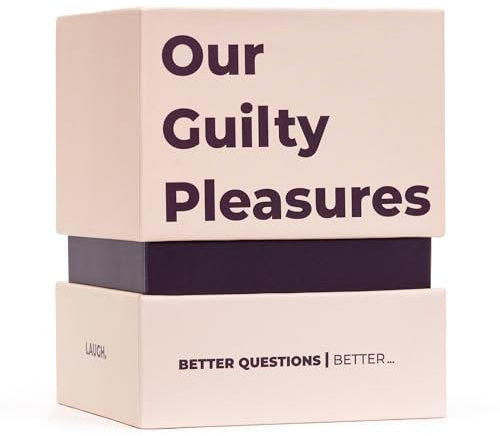Our Guilty Pleasures Couples Game - The Best Conversation Cards For Couples - Perfect For Date Night - 120 Cards - 3 Exciting Levels